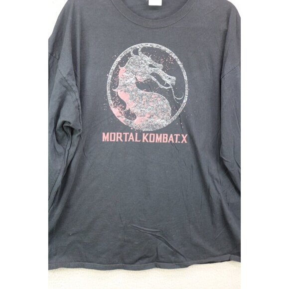 Mortal Kombat X Long Sleeve Tee Shirt-Size 2XL-Fruit of the Loom-Gaming - Picture 2 of 9